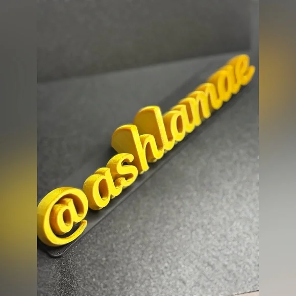 CUSTOM- 3D Printed Name Sign - Picture 2 of 9